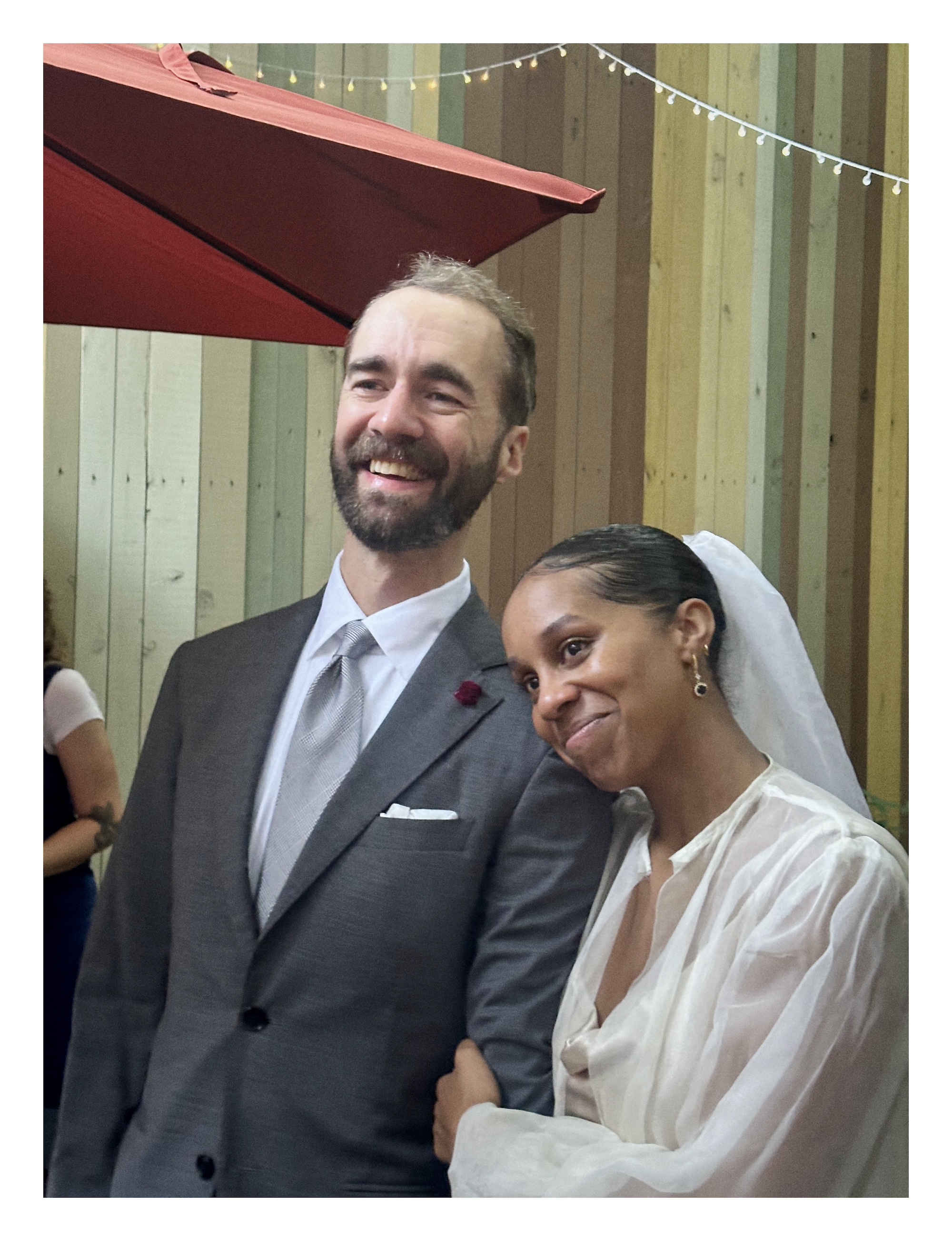 a beautiful bride and handsome groom on their wedding day