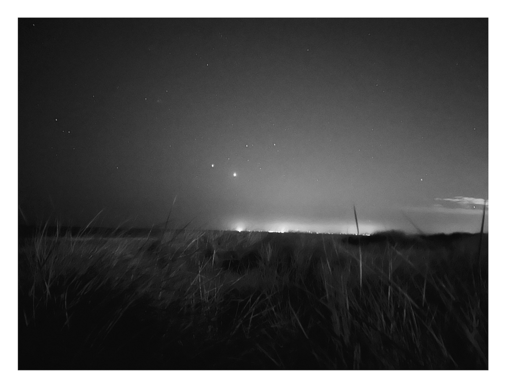 Pajaro Dunes at night